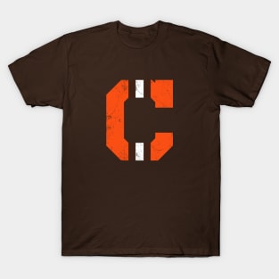 Cleveland C, vintage - brown T-Shirt